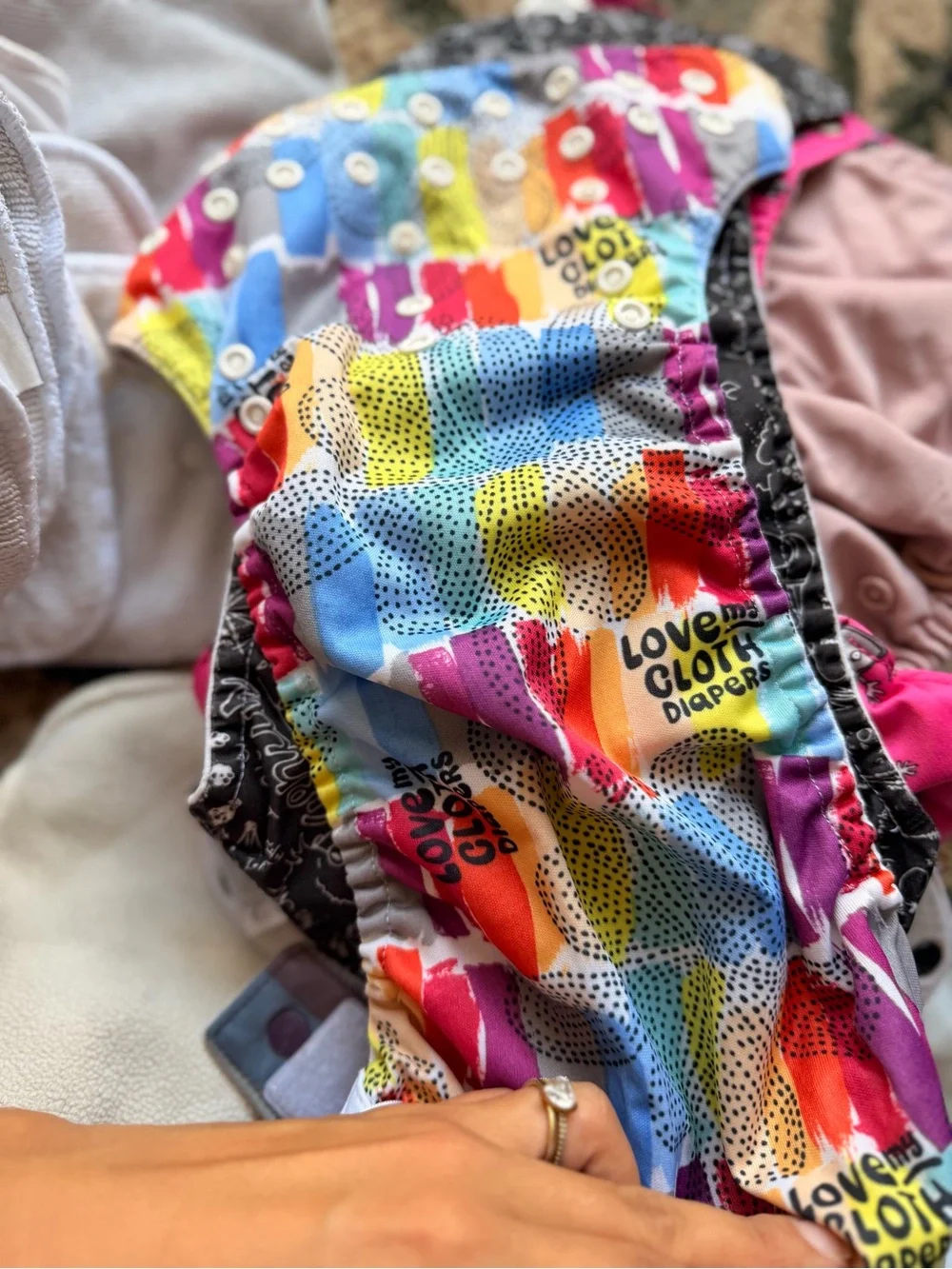 Beige Kids Reusable Bottoms Insert - Soft Absorbent Liner